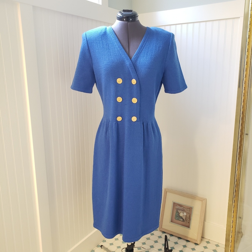 Don Sayres for Wellmore | Vintage Blue Wool Dress